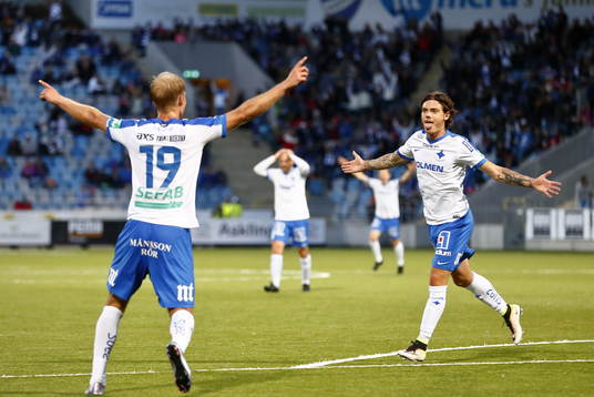 Norrköpings David Moberg Karlsson jublar