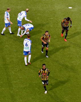 Självmål 0-1 av Norrköpings Daniel Sjölund