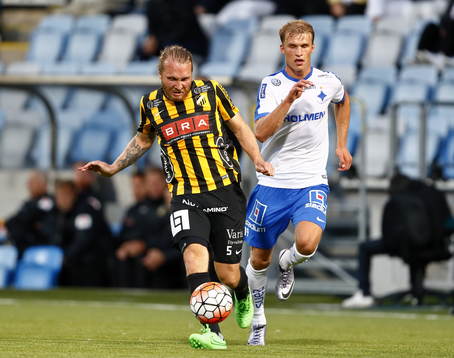 Häckens Emil Wahlström och Norrköpings Sebastian