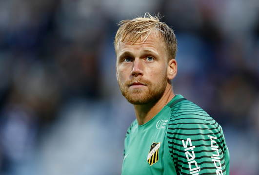 Häckens Målvakt Peter Abrahamsson