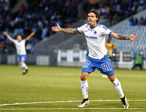 Norrköpings David Moberg Karlsson jublar