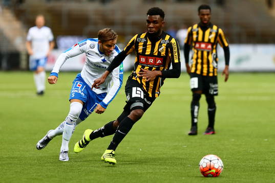 Norrköpings Christoffer Nyman och Häckens Mohammed