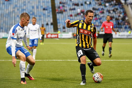 Norrköpings Eric Smith och Häckens Martin Ericsson