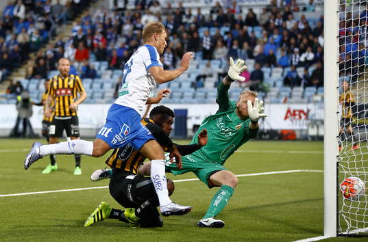 Mål 2-1 av Norrköpings Sebastian Andersson