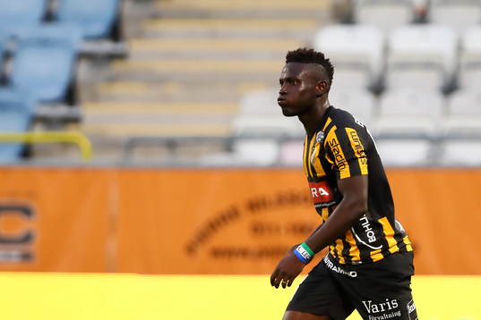 Häckens Alhassan A Kamara deppar