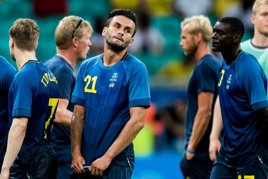 Sveriges Valmir Berisha deppar