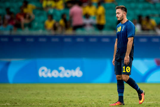 Sveriges Muamer Tankovic deppar