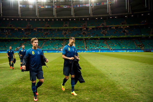 Sveriges Alexander Fransson och Alexander Milosevic