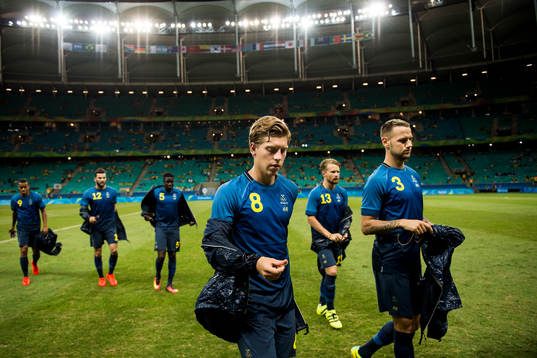 Sveriges Alexander Fransson och Alexander Milosevic
