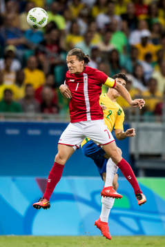 Danmarks Lasse Vibe och Brasiliens Zeca
