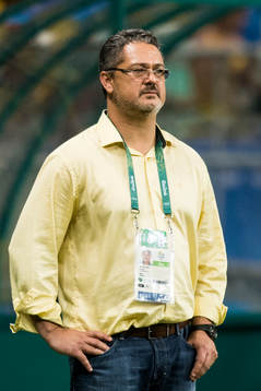 Brasiliens förbundskapten Rogerio Micale