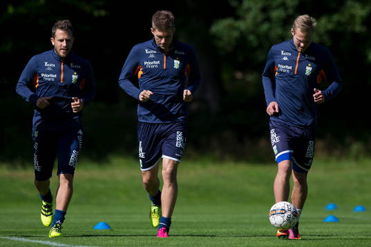 IFK Göteborgs Tobias Hysén, Mikael Boman och Gustav