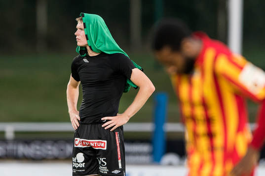 Varbergs Anton Liljenbäck deppar