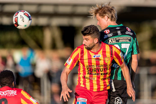 Syrianskas Mattias Mete och Varbergs Andreas Aalbu