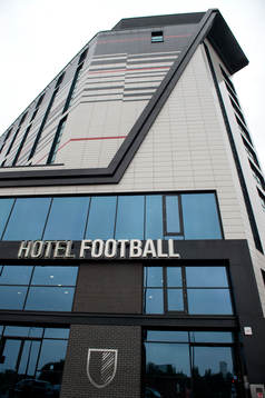 Hotellet Hotel Football ägs av flera tidigare Manchester