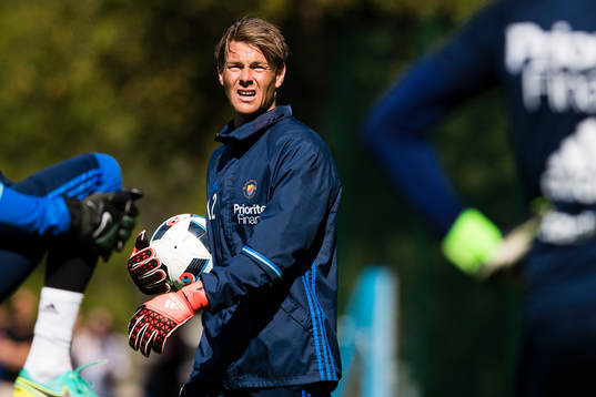 Djurgårdens målvakt Kenneth Høie