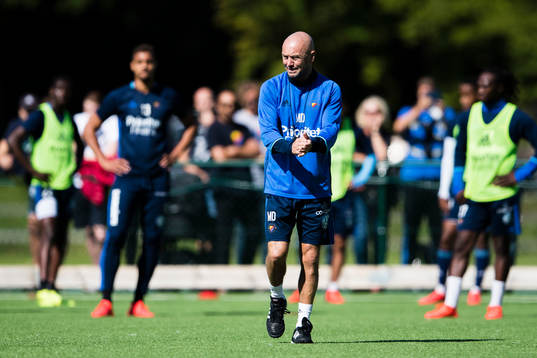 Djurgårdens tränare Mark Dempsey