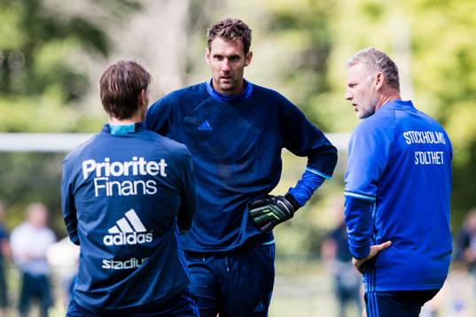 Djurgårdens målvakt Kenneth Høie, målvakt Andreas