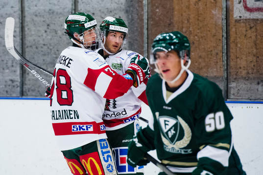 Färjestads Sebastian Erixon deppar medan Frölundas