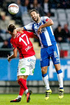 Falkenbergs Jesper Karlsson och IFK Göteborgs Mattias
