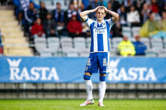IFK Göteborgs Sören Rieks deppar