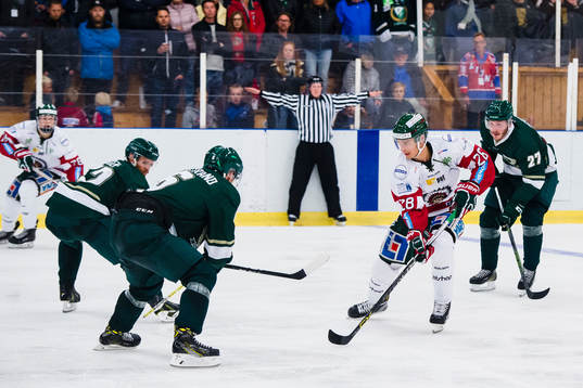 Färjestads Magnus Nygren, Mikael Wikstrand och John