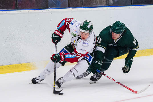 Frölundas Artturi Lehkonen och Färjestads Joakim Nygård