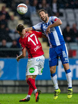 IFK Göteborgs Mattias Bjärsmyr mot Falkenbergs Jesper