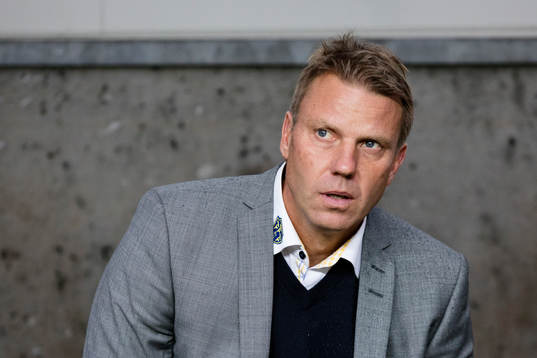 Falkenbergs tränare Hans Eklund