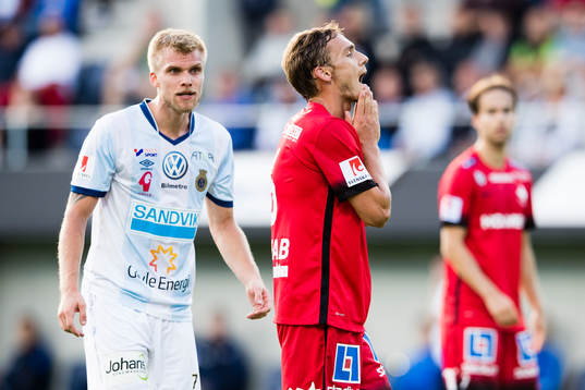 Gefles Robin Nilsson och Norrköpings Linus Wahlqvist