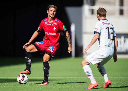 Norrköpings Linus Wahlqvist och Gefles Johan Bertilsson