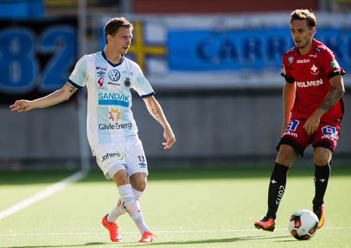Gefles Johan Bertilsson och Norrköpings Linus Wahlqvist