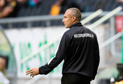 Helsingborgs manager Henrik Larsson