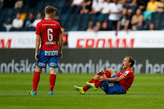 Helsingborgs Anton Wede har ont
