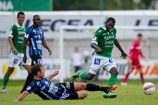 Sirius Niklas Busch Thor glidtacklar Ljungskiles Yussif