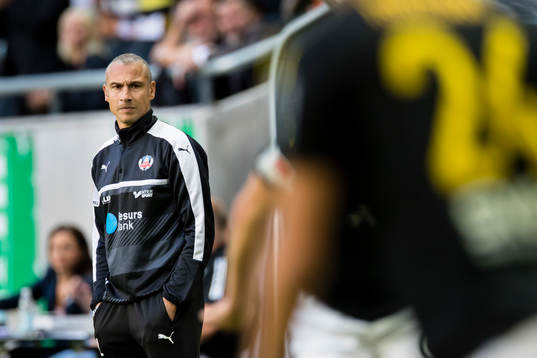 Helsingborgs manager Henrik Larsson