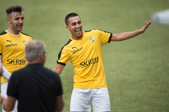 IFK Malmös 2-målsskytt Mohammad El-Kayed har gjort 1-0