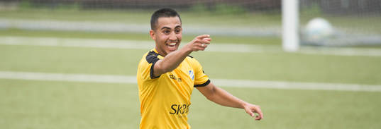 IFK Malmös 2-målsskytt Mohammad El-Kayed har gjort 1-0 i