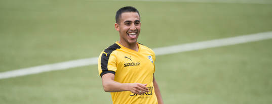 IFK Malmös 2-målsskytt Mohammad El-Kayed har gjort 1-0 i