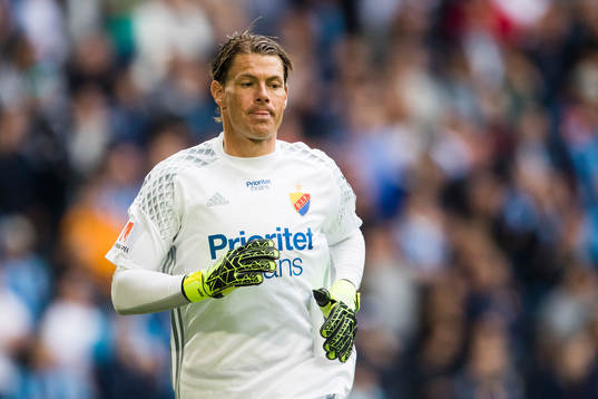 Djurgårdens målvakt Kenneth Høie