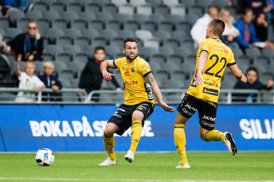 Elfsborgs Emir Bajrami reagerar