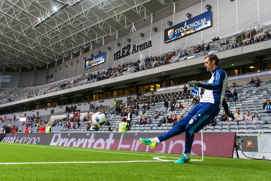 Djurgårdens målvakt Andreas Isaksson