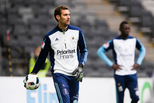 Djurgårdens målvakt Andreas Isaksson