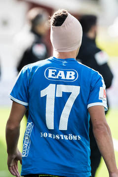 Halmstads Sead Haksabanovic  i fotbollsmatchen i superettan