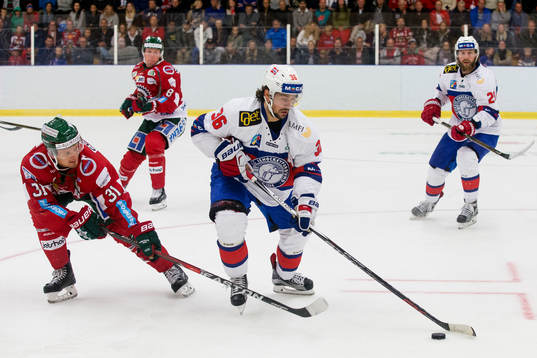 Norges Mats Zuccarello och Frölundas Nicklas Lasu