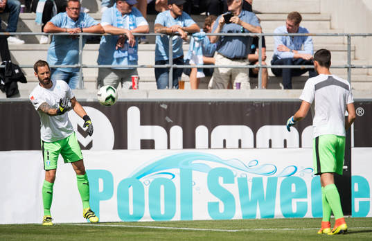 Malmö FFs målvakt Johan Wiland