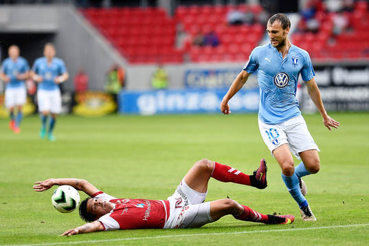 Kalmars Romário Pereira Sipião och Malmö FFs Magnus