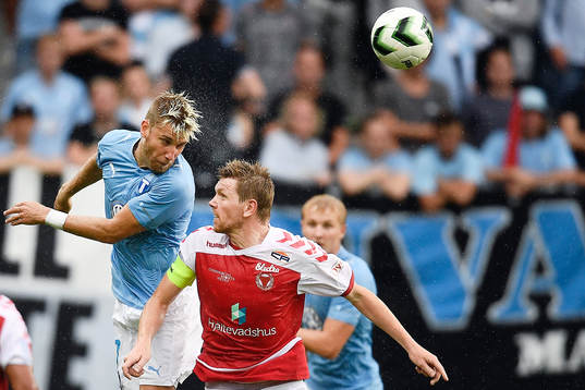 Malmö FFs Rasmus Bengtsson och Kalmars David Elm