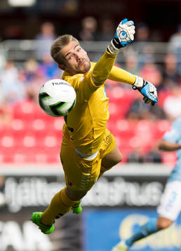 Kalmars målvakt Lucas Hägg-Johansson