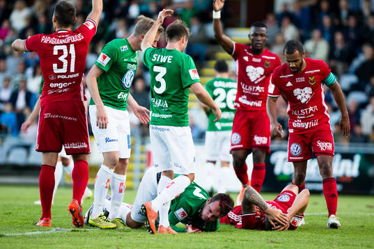 Jönköpings Daryl Smylie och Östersunds Douglas Bergqvist